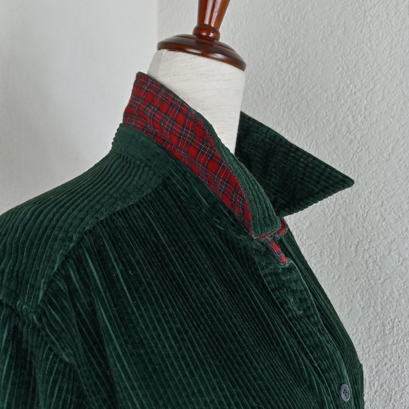Eddie Bauer Dresses & Skirts - Eddie Bauer dress forest green corduroy